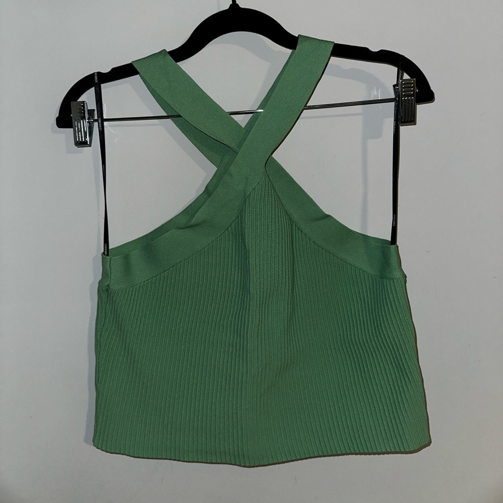 Forever 21 Mint Green Cross-Back Dress